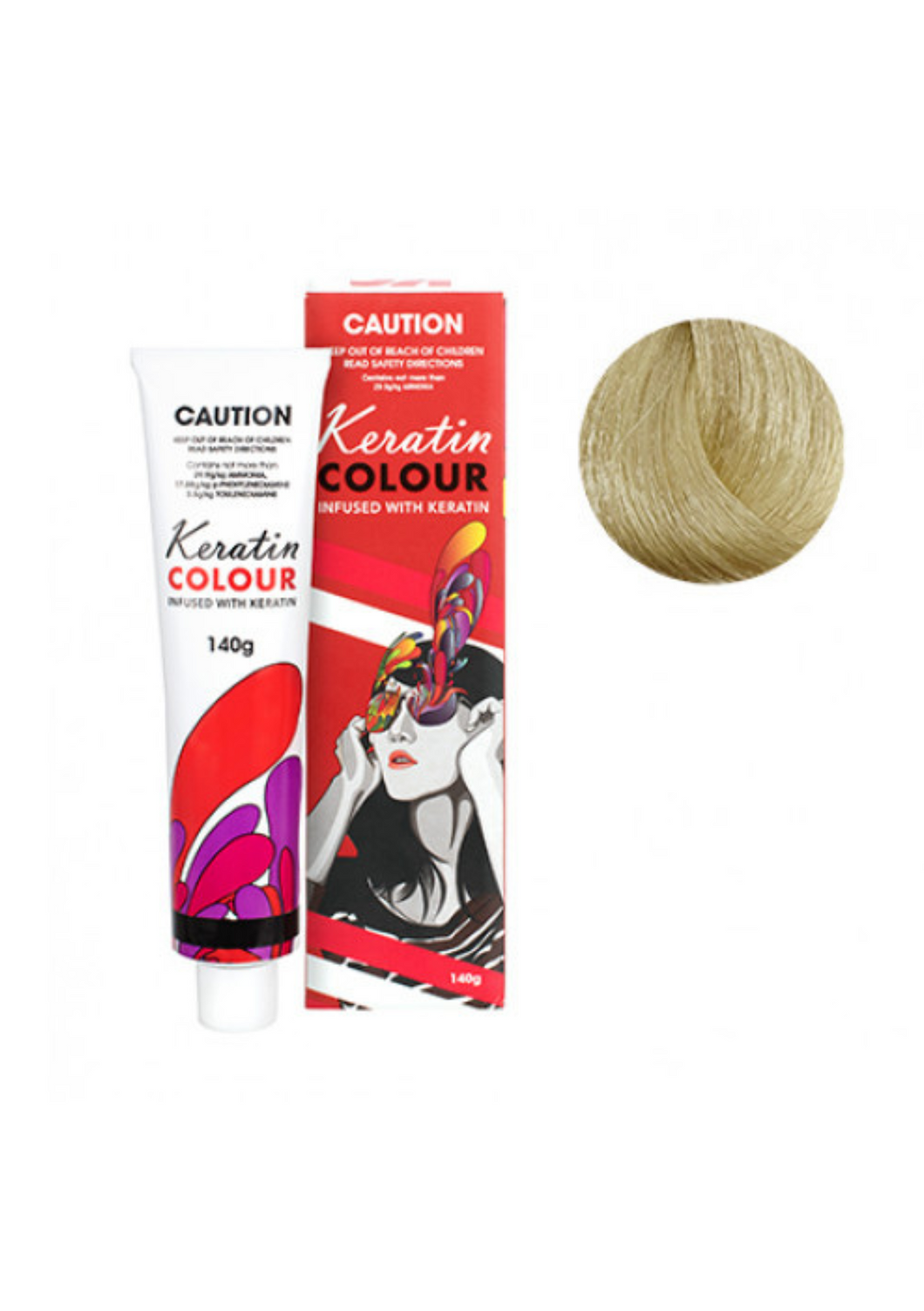 Keratin Colour 11 Super Light Blonde 140g