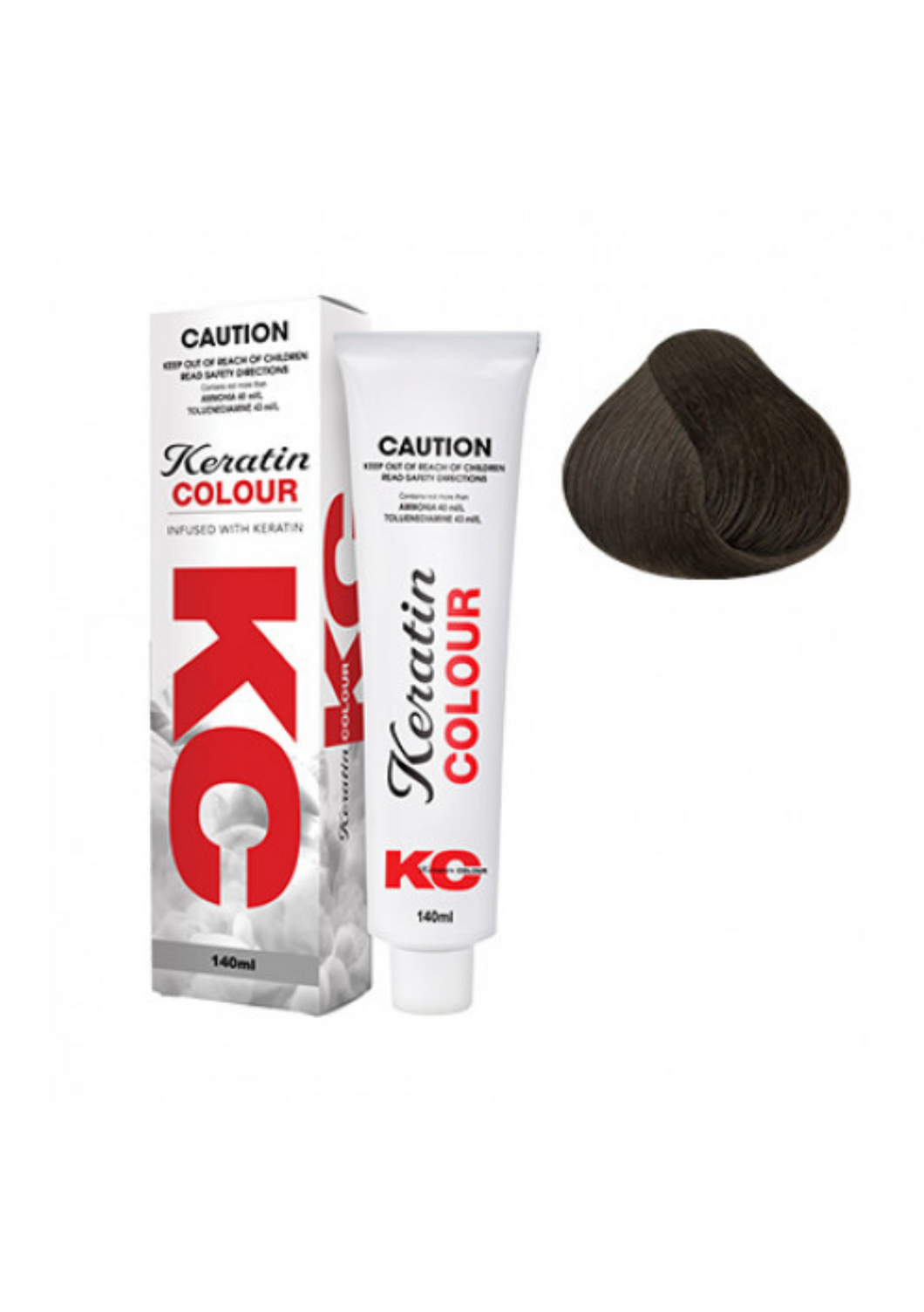 Keratin Colour 7.11 Deep Ash Blonde 140g