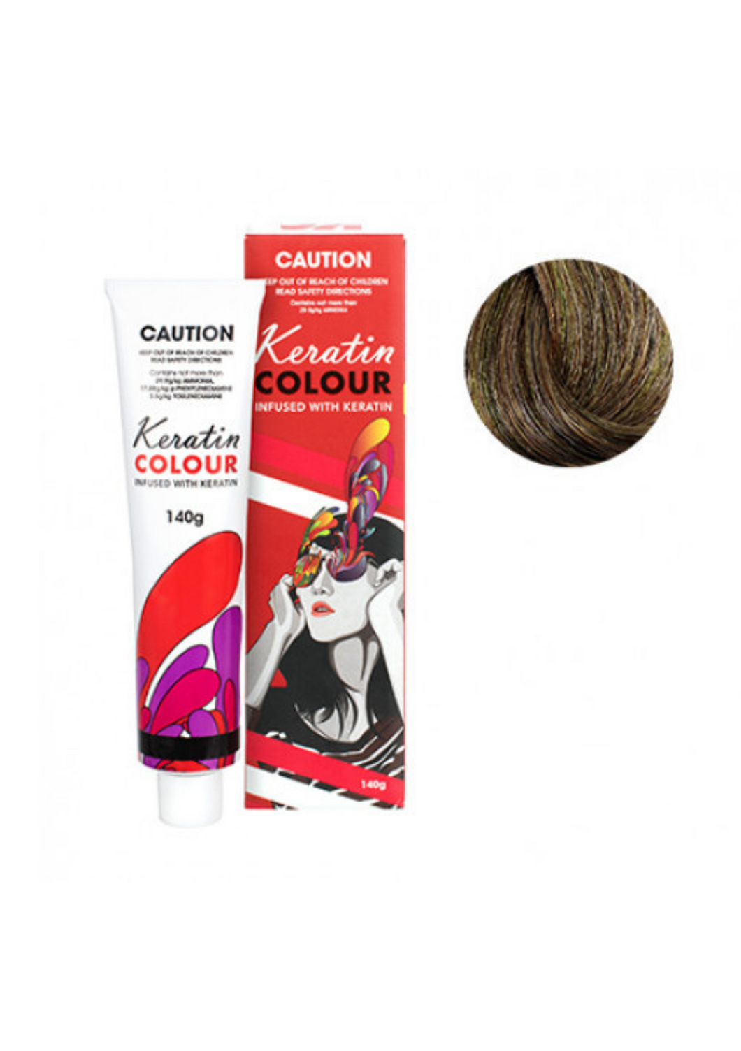 Keratin Colour 7N Blonde 140g