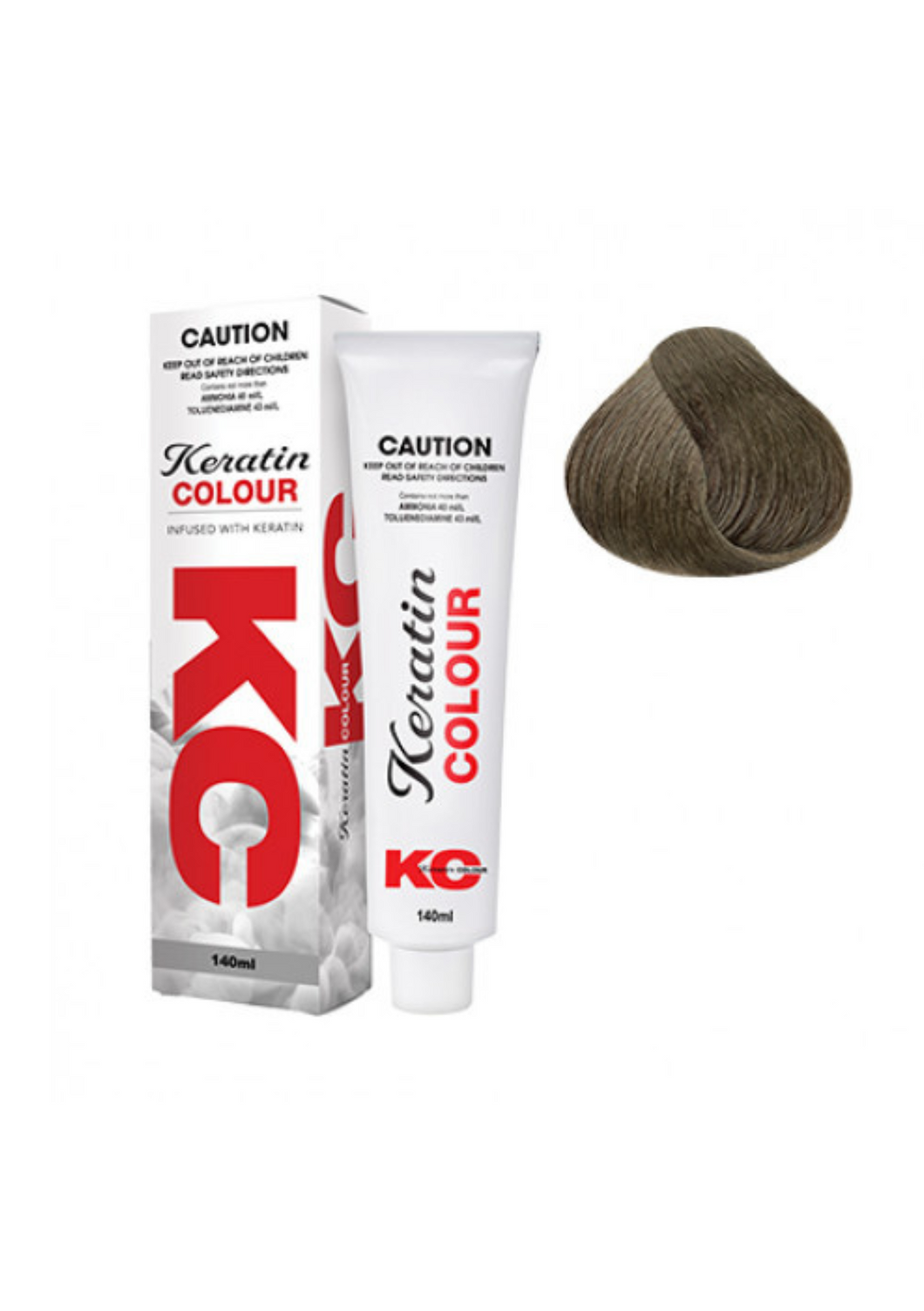 Keratin Colour 8.1 Light Ash Blonde 140g