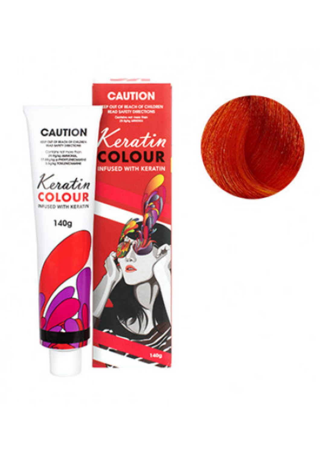 Keratin Colour Copper Colour Mix 140g