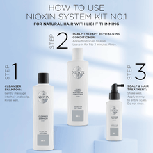 Load image into Gallery viewer, Nioxin System 1 Trial Kit
