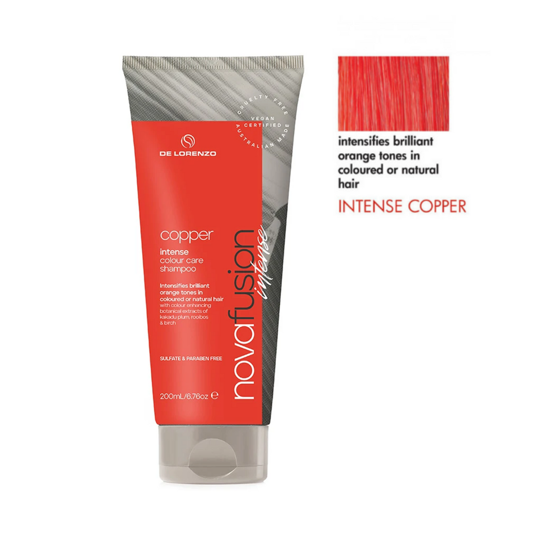 DeLorenzo Novafusion Intense Copper Shampoo 200ml