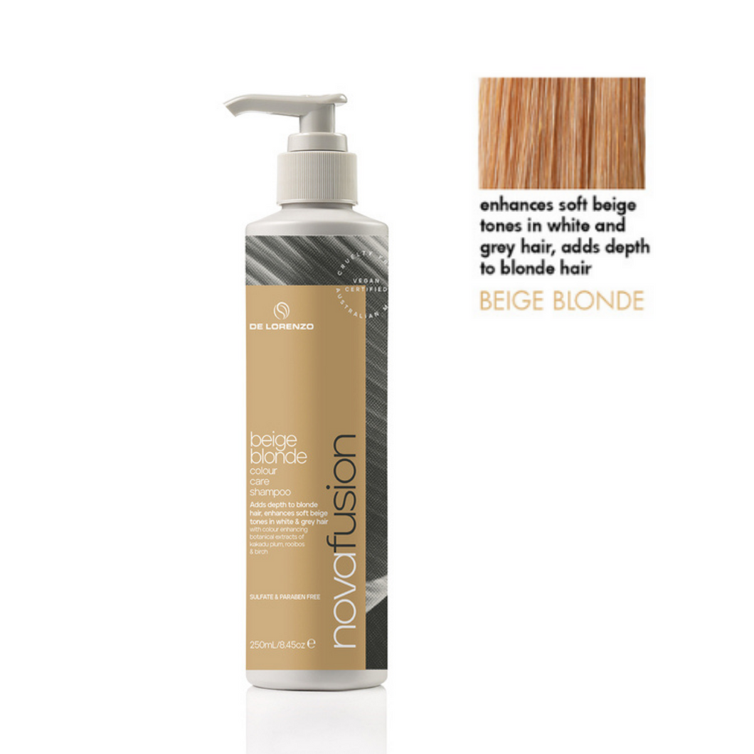 De Lorenzo Novafusion Beige Blonde Shampoo 250ml